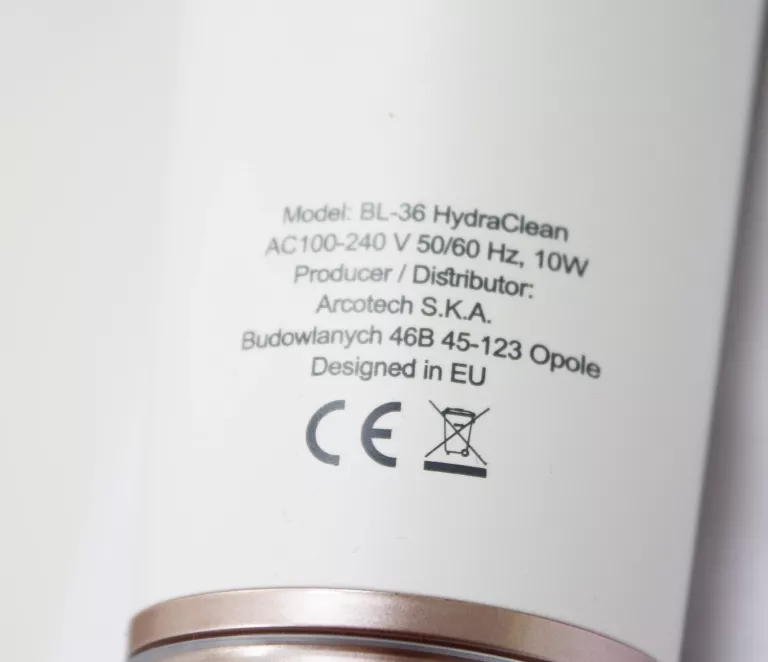 HYDRABRAZJA MOBILNA 4 GŁOWICE FILTRY KOMPRESY ZESTAW BEAUTY LIMITED 10W