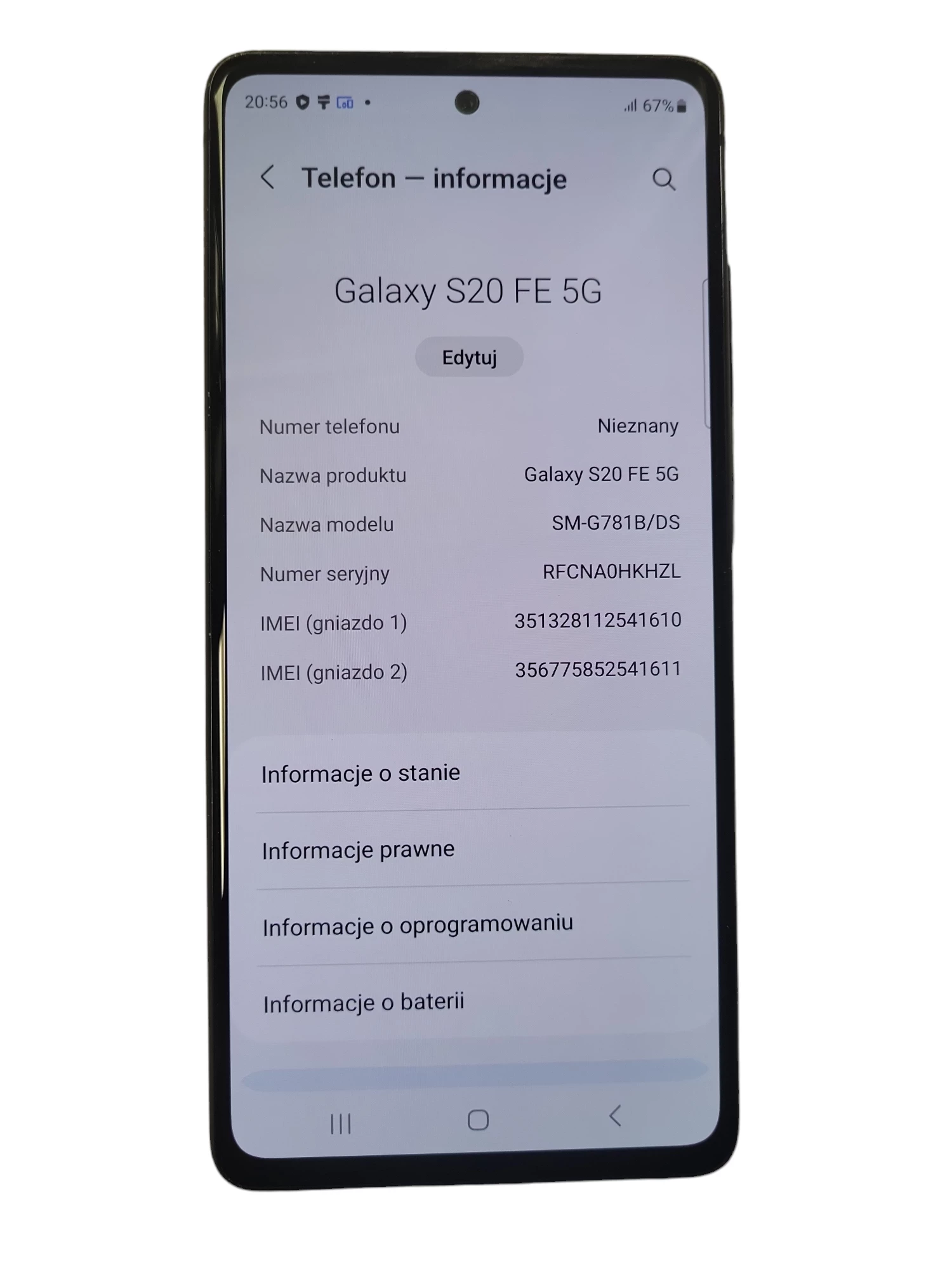 telefon-samsung-s20-fe-6gb-128gb-odrowazow-71-gliwice