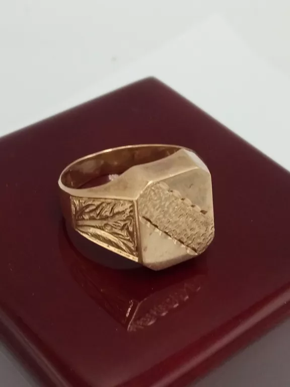 CIEKAWY ZŁOTY SYGNET 585 14 8,08G R23