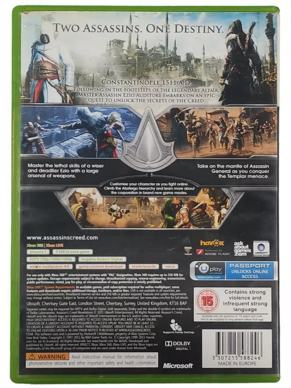 GRA XBOX 360 ASSASSIN'S CREED REVELATIONS