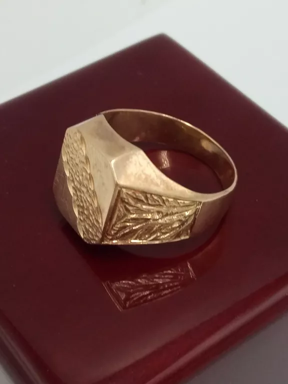 CIEKAWY ZŁOTY SYGNET 585 14 8,08G R23