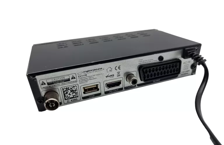 DEKODER ESPERANZA DVB-T2 H.265/HEVC HDMI USB