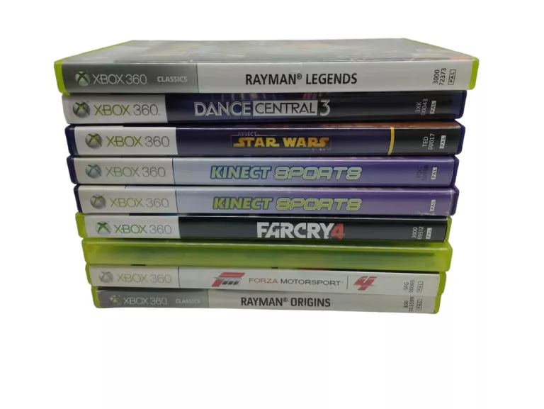 KONSOLA MICROSOFT XBOX 360 250GB +PAD+KINEKT 8GIER