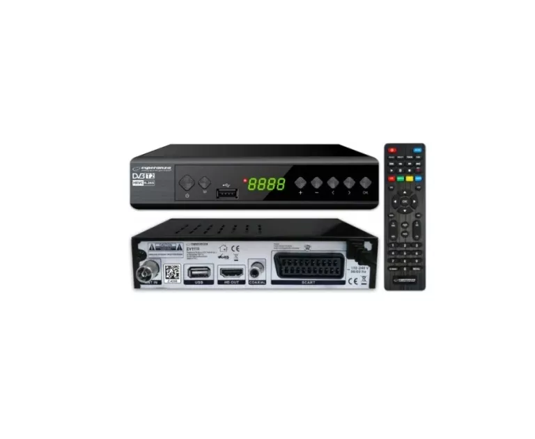 DEKODER ESPERANZA DVB-T2 H.265/HEVC HDMI USB