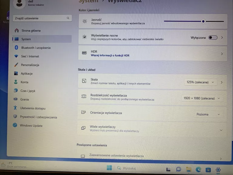 LAPTOP DELL INSPIRON 15-3583 I5-8265U 8GB 256SSD