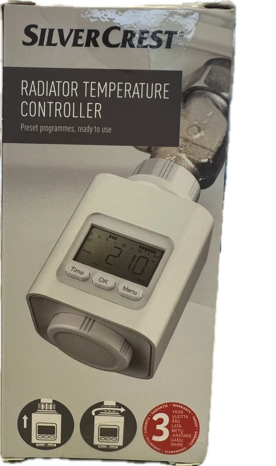 SILVERCREST TERMOSTAT 4055334985642 Głowice termostatyczne i zawory