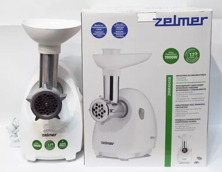 MASZYNKA DO MIELENIA MIĘSA ZELMER ZMM4045B KPL