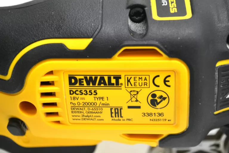 SZLIFIERKA WIELOFUNKCYJNA DEWALT DCS355 300W 18V BODY