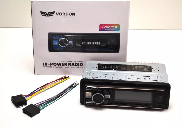 RADIO SAMOCHODOWE VORDON HT-199 + KOMPLET
