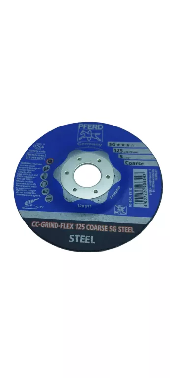 PFERD TARCZA 125 CC GRIND-FLEX STEEL FINE