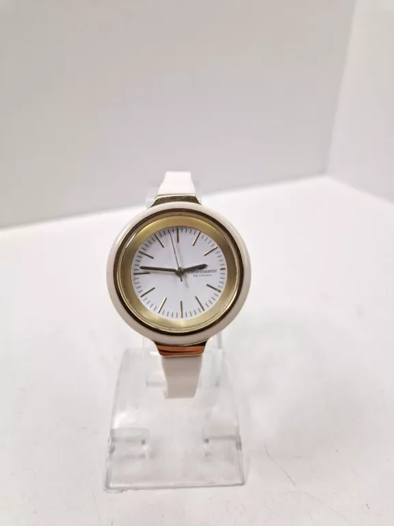 ZEGAREK TIMEMASTER BIAŁY PASEK 128-172
