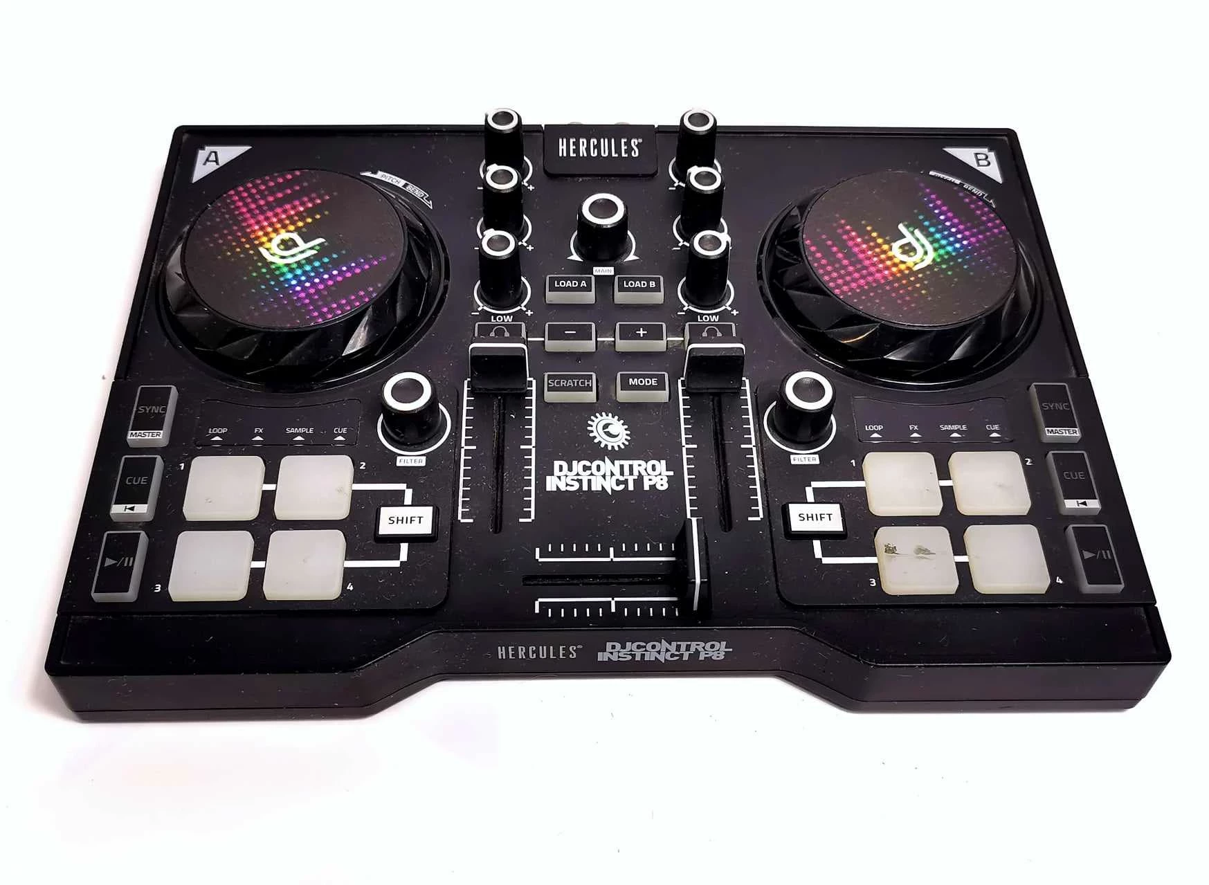 KONSOLA DJ HERCULES DJ CONTROL INSTINCT P8 PUD KABELEK USB STAN DB