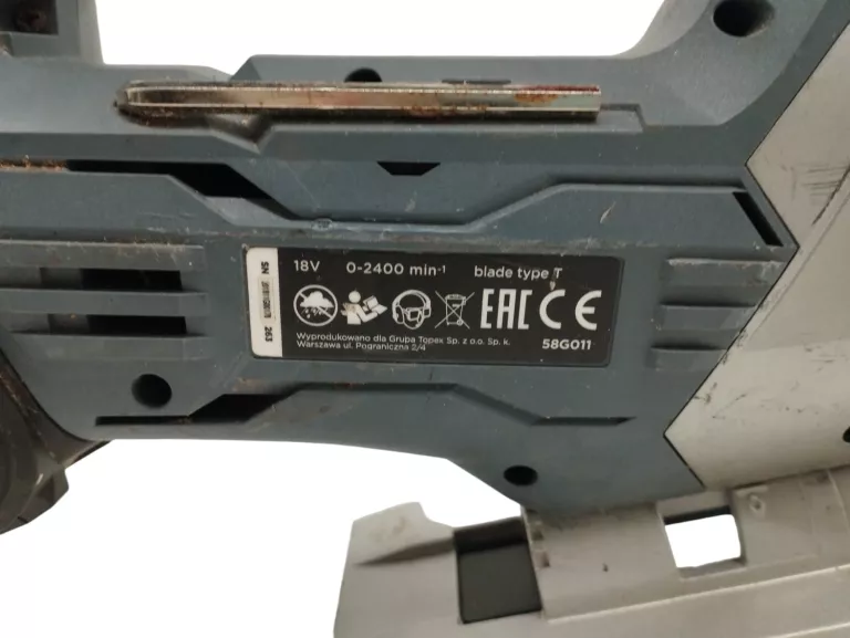 GRAPHITE WYRZYNARKA ENERGY+ 18V 58G011