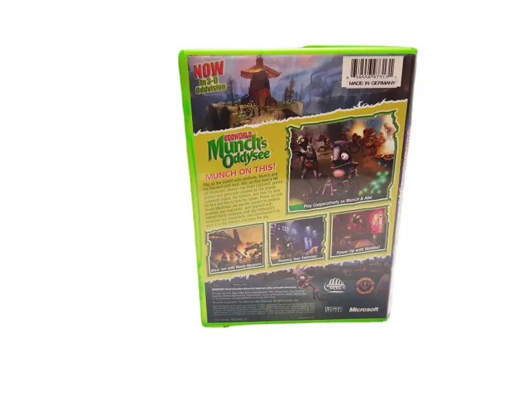GRA ODDWORLD MUNCH'S ODDYSEE MICROSOFT XBOX