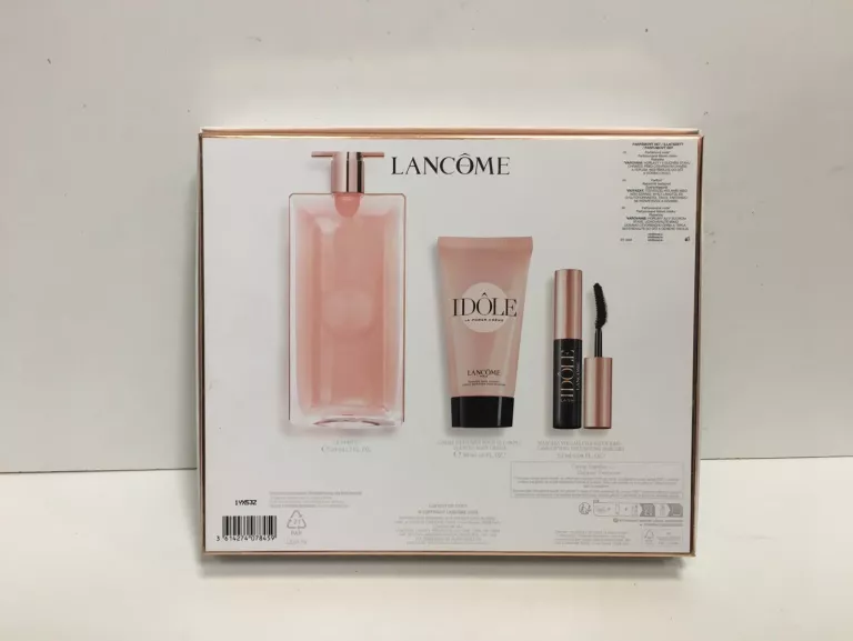 ZESTAW KOSMETYKÓW LANCOME WODA PERFUMOWANA, MASKARA, KREM IDOLE 50ML