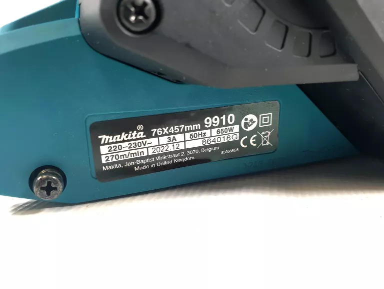 SZLIFIERKA TAŚMOWA MAKITA 9910 650W 230V