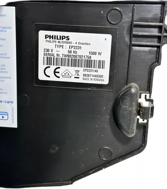 EKSPRES CIŚNIENIOWY AUTOMATYCZNY AUTOMAT DO KAWY PHILIPS EP2220/10