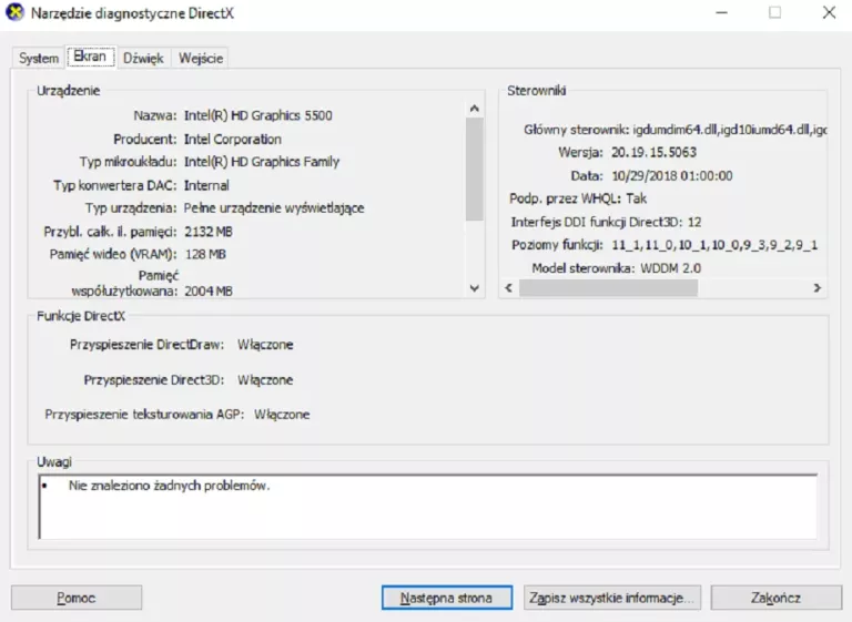 LAPTOP HP 250 G5 I3-5005U 4GB RAM 256GB SSD 15.6" OPIS