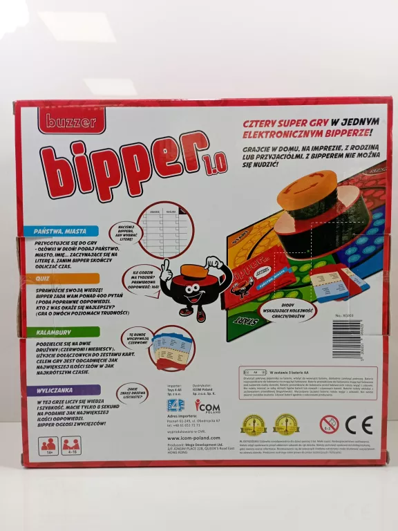 33. GRA PLANSZOWA BIPPER 1.0 JUNIOR XG004 4 W1