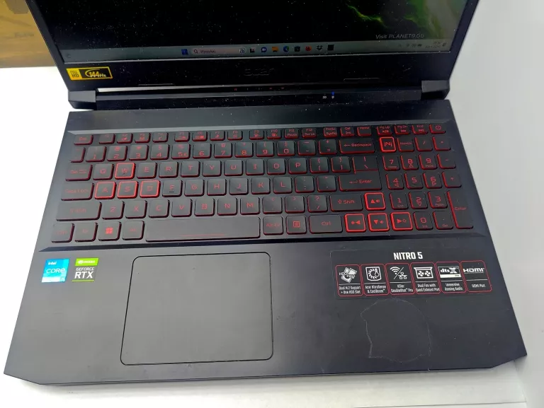 LAPTOP ACER NITRO 5 N20C1 I5/16RAM/RTX3050/512SSD