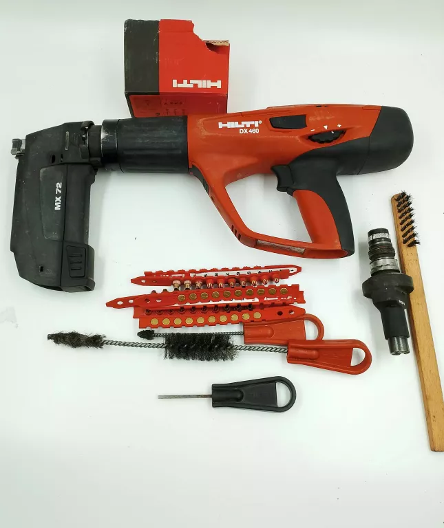 GWOŹDZIARKA OSADZAK HILTI DX 460 MX DO STALI I BETONU