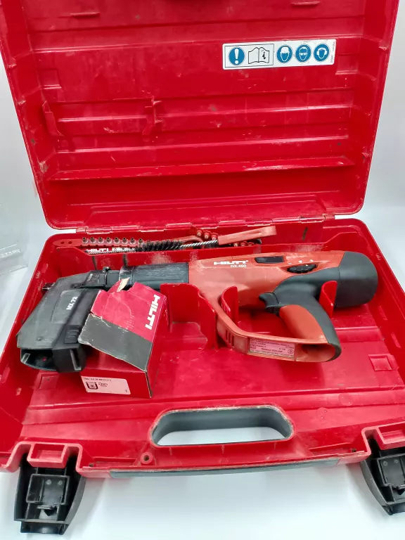GWOŹDZIARKA OSADZAK HILTI DX 460 MX DO STALI I BETONU