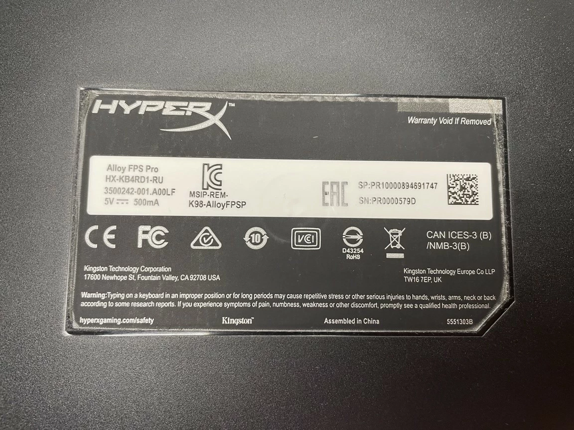 klawiatura-hyperx-alloy-fps-pro-cherry-mx-red-hx-kb4rd1-ru-model-alloy-fps-pro