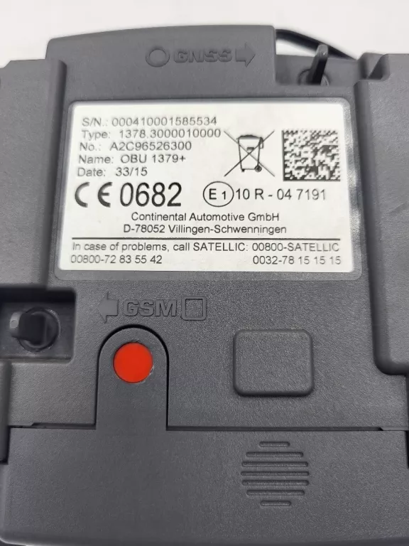 TACHOGRAF VDO CONTINENTAL AUTOMOTIVE D-78052