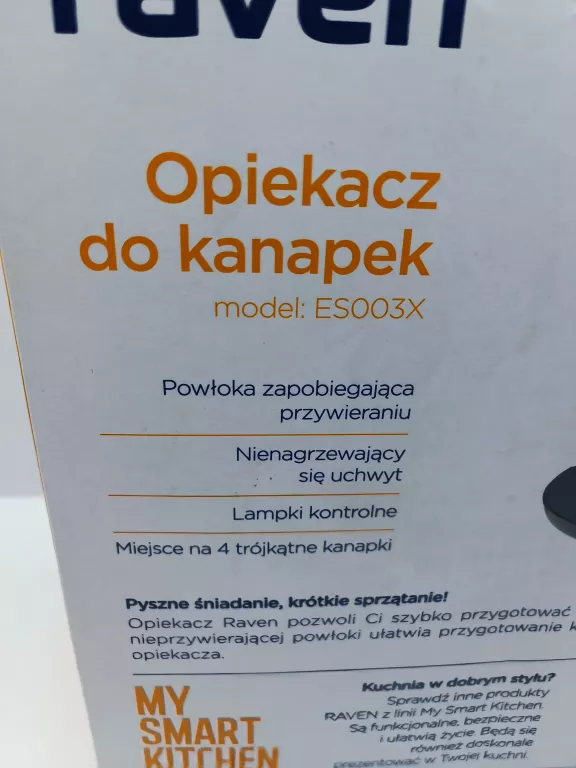 OPIEKACZ DO KANAPEK RAVEN ES003X 750W SREBRNY