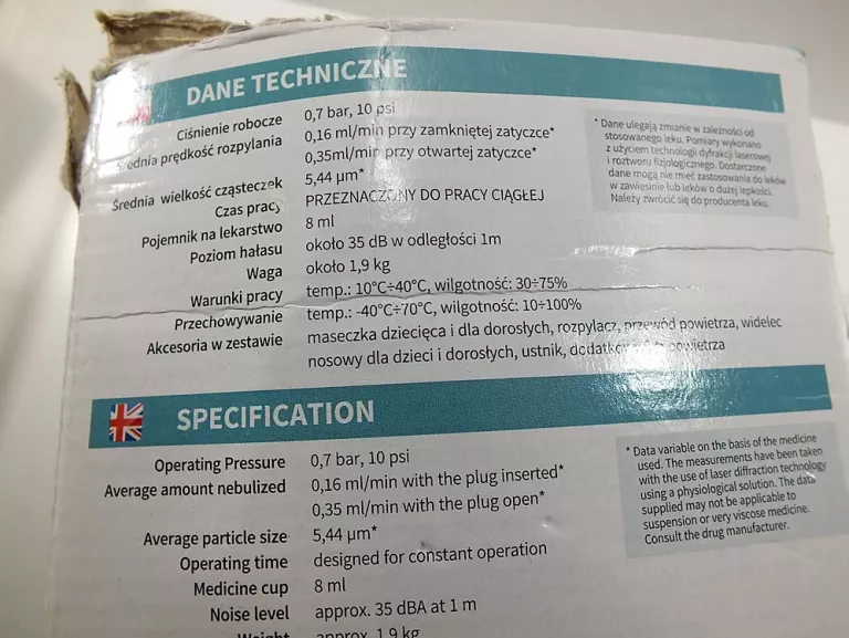 INHALATOR DIAGNOSTIC ECONSTELLATION PLUS