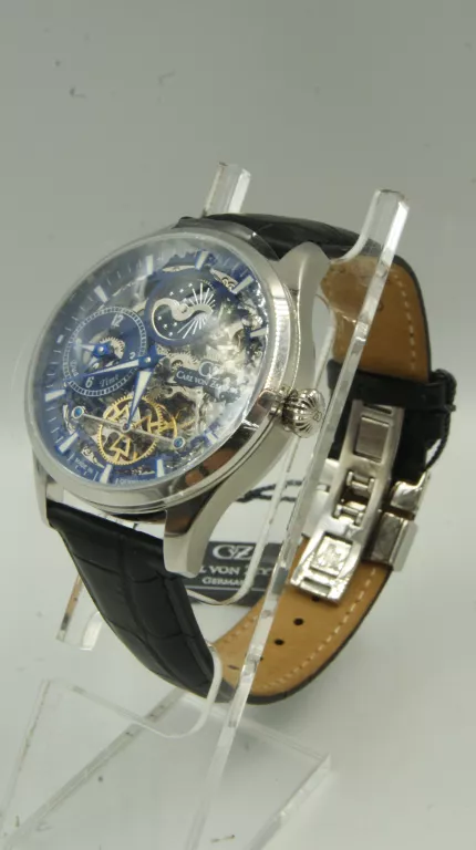 ZEGAREK CARL VON ZEYTEN FREIBURG SKELETON AUTOMATIC