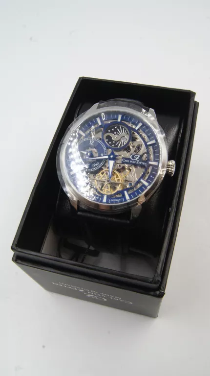 ZEGAREK CARL VON ZEYTEN FREIBURG SKELETON AUTOMATIC