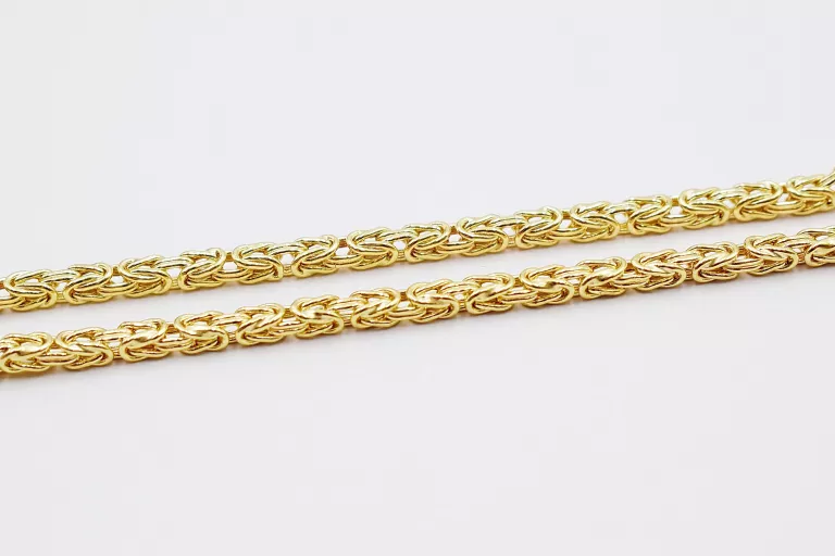 ELEGANCKI ZŁOTY ŁAŃCUSZEK SPLOT KRÓLEWSKI 585 50CM