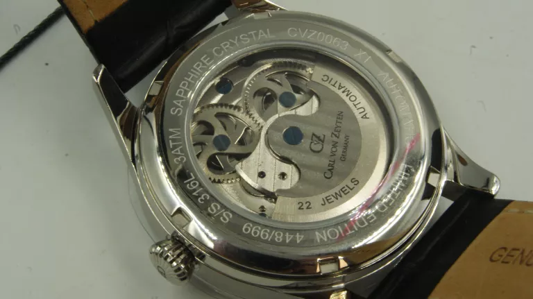 ZEGAREK CARL VON ZEYTEN FREIBURG SKELETON AUTOMATIC