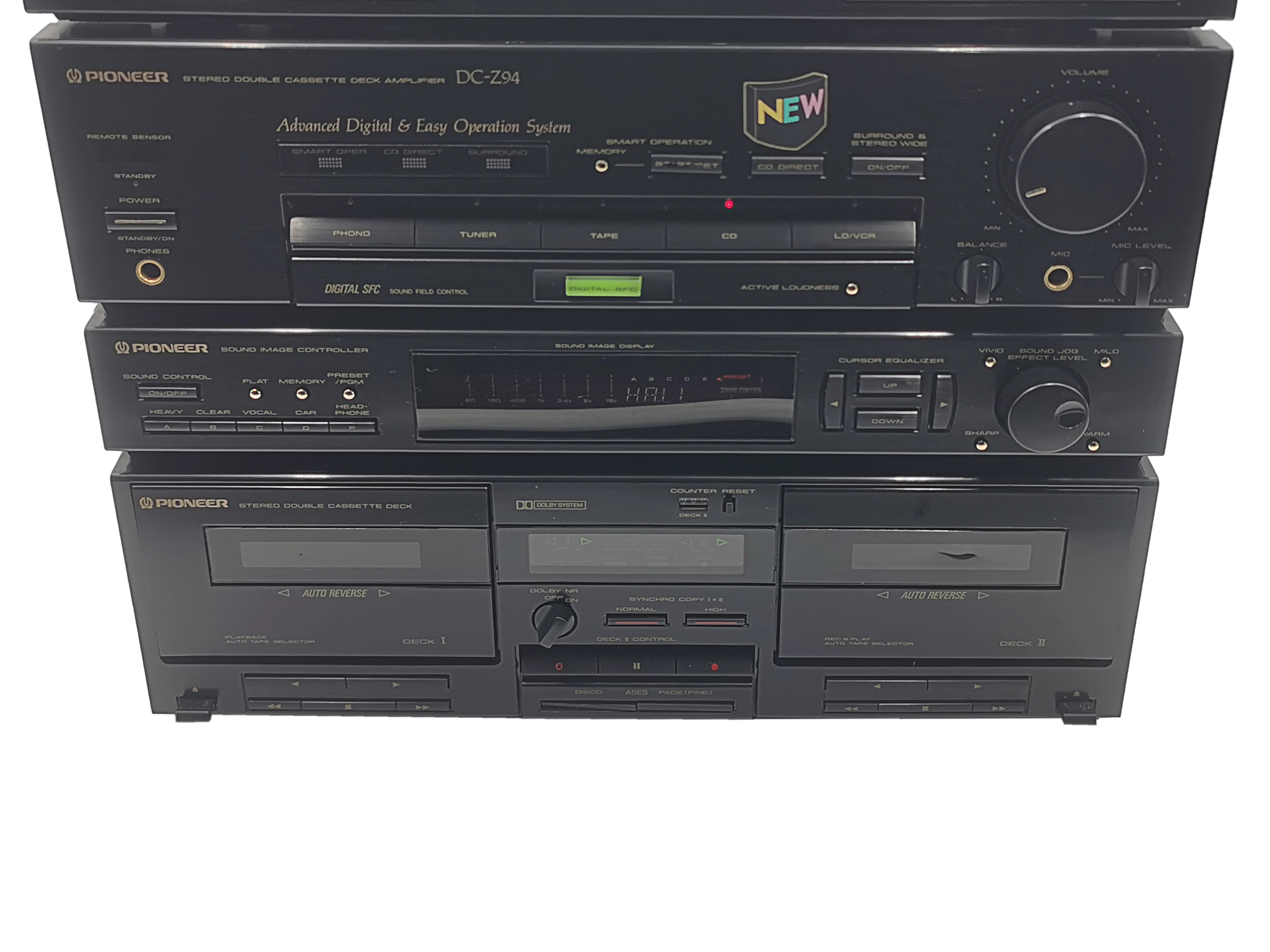 Pioneer DJ PLX-500-W + DJM-250MK2(ミキサー) + DM-40D-W