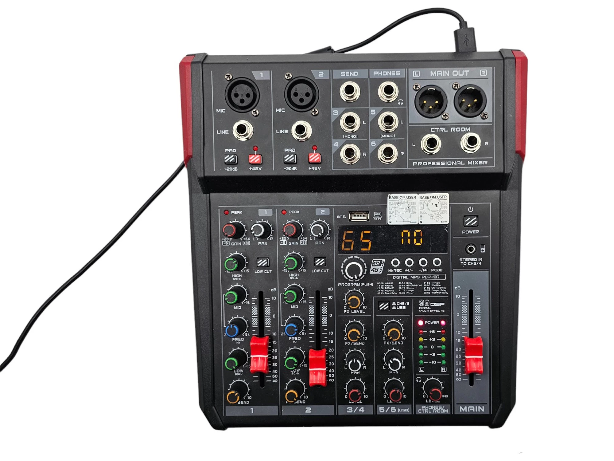 mikser-audio-vonyx-vm-kg06-6-kanalowy-bt-dsp-usb-stan-uzywany