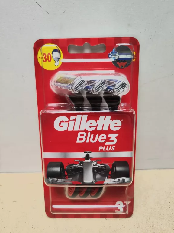 GILLETTE BLUE3 NITRO JEDNORAZOWA MASZYNKA DO GOLENIA 3 SZTUKI