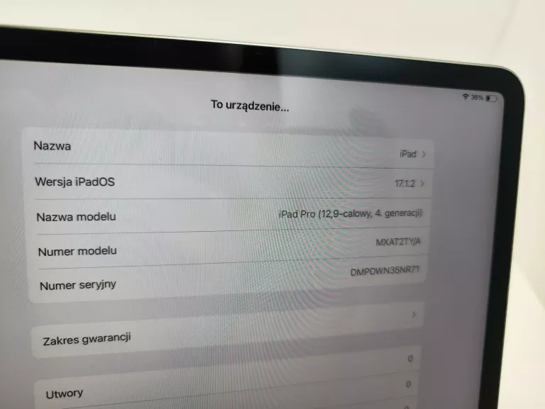TABLET IPAD PRO 12,9 (4 GEN) 256 GB + ETUI + ŁAD