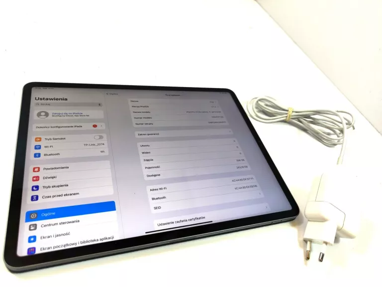 TABLET IPAD PRO 12,9 (4 GEN) 256 GB + ETUI + ŁAD