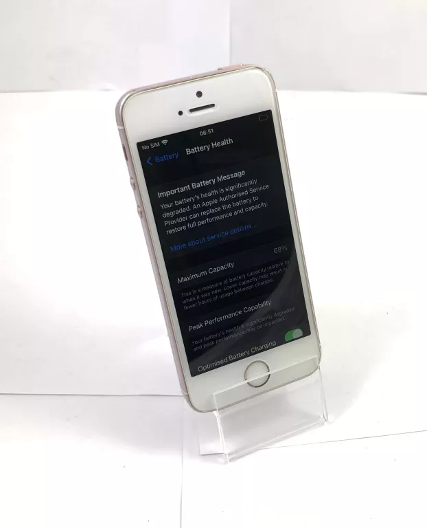 TELEFON IPHONE SE ROSE GOLD 64GB BAT. 68%