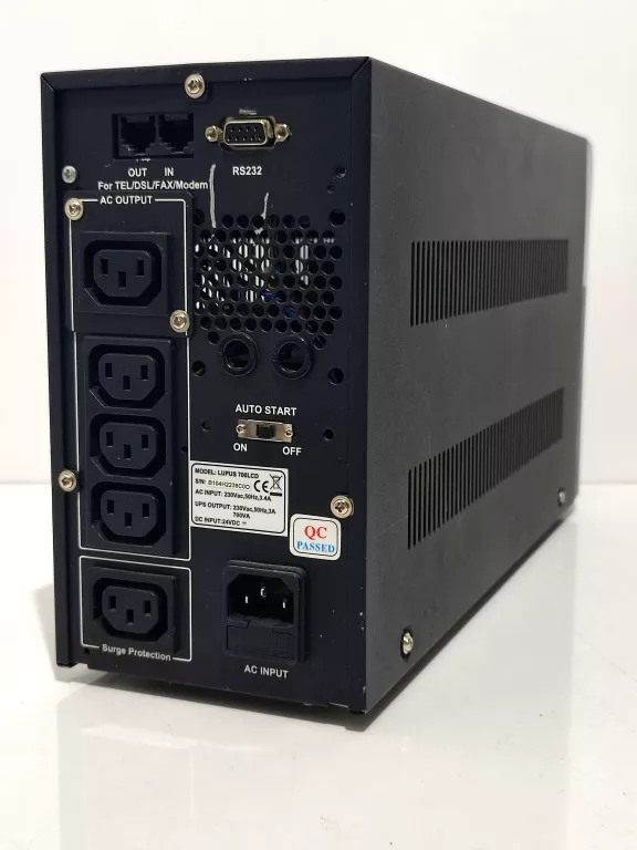 ZASILACZ AWARYJNY UPS FIDELTRONIC LUPUS 700 LCD B/N