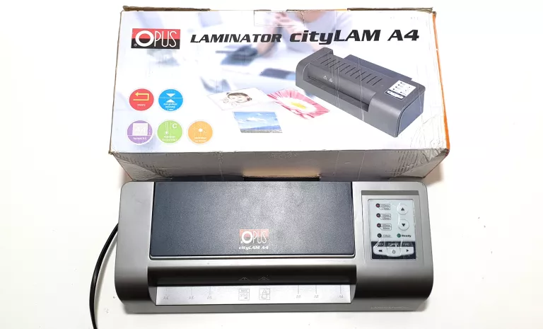 LAMINATOR LAMINARKA DOKUMENTÓW OPUS CITYLAM A4 NA ZIMNO I NA GORĄCO