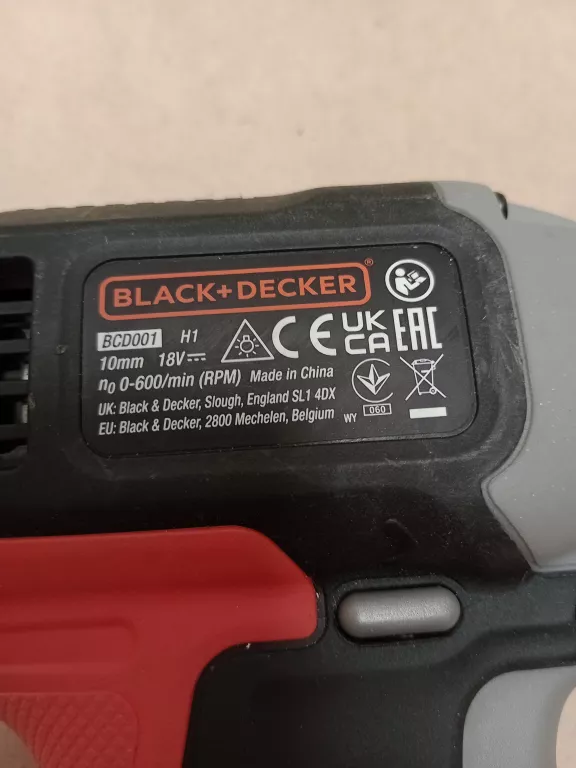 WIERTARKO WKRĘTARKA BLACK DECKER BCD001C1 18V