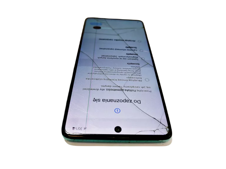 SMARTFON SAMSUNG GALAXY A71 6 GB / 128 GB NIEBIESKI BARDZO ZŁY STAN