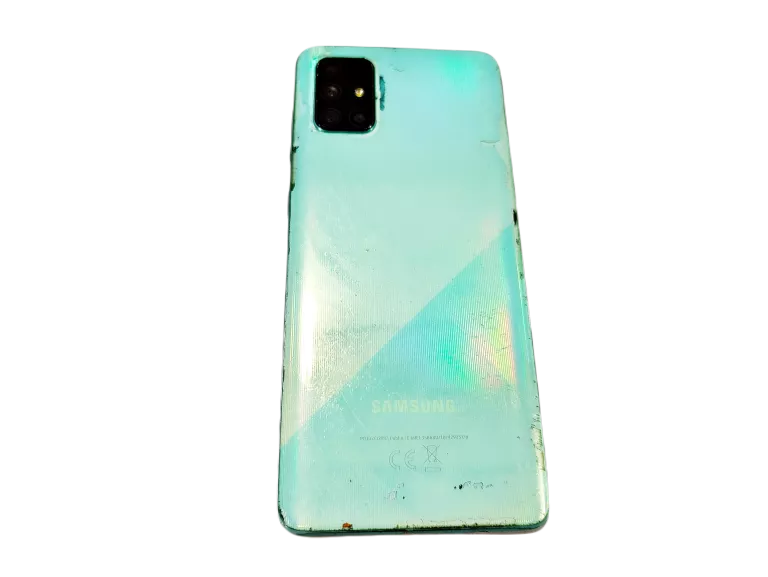 SMARTFON SAMSUNG GALAXY A71 6 GB / 128 GB NIEBIESKI BARDZO ZŁY STAN