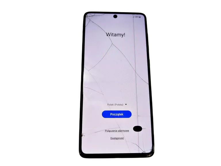 SMARTFON SAMSUNG GALAXY A71 6 GB / 128 GB NIEBIESKI BARDZO ZŁY STAN
