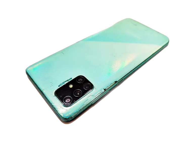 SMARTFON SAMSUNG GALAXY A71 6 GB / 128 GB NIEBIESKI BARDZO ZŁY STAN