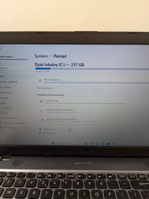 LAPTOP ASUS F541N ŁADOWARKA
