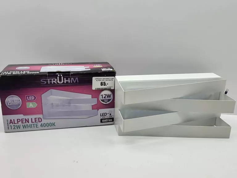 OPRAWA DEKORACYJNA ALPEN LED 12W WHITE 4000K