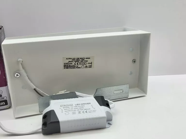 OPRAWA DEKORACYJNA ALPEN LED 12W WHITE 4000K